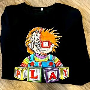 Black long sleeve chucky shirt